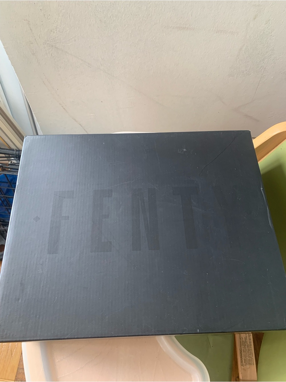 Fenty Beauty Puma Trainer Hi Empty Box in Black